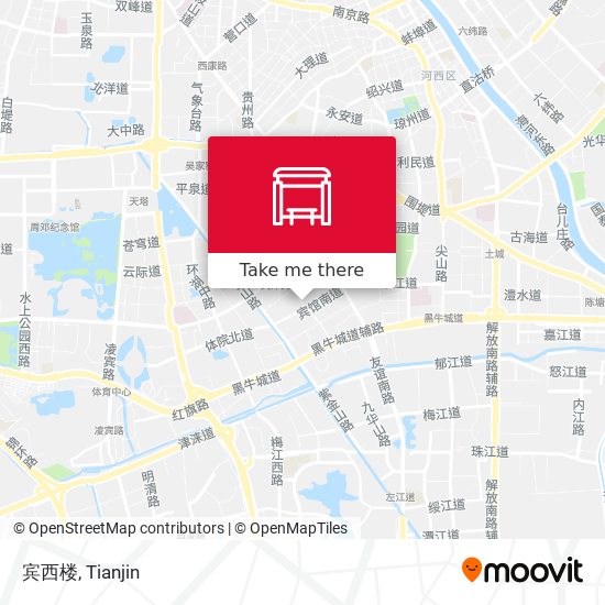 宾西楼 map