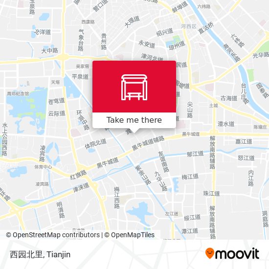 西园北里 map