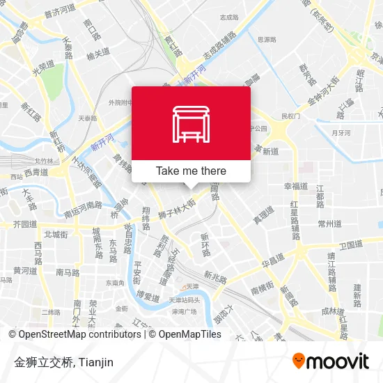 金狮立交桥 map