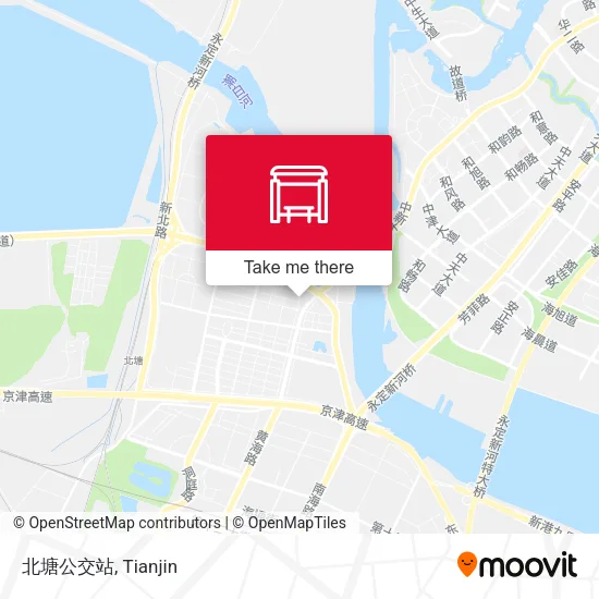北塘公交站 map