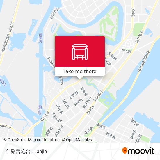 仁副营炮台 map