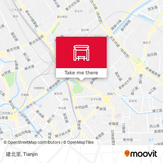 建北里 map