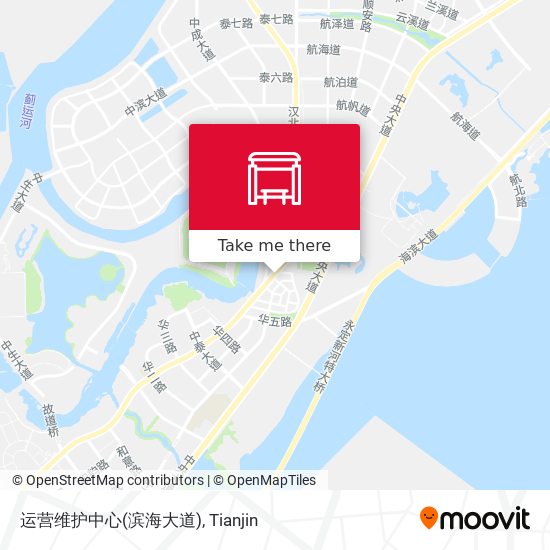 运营维护中心(滨海大道) map