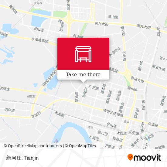 新河庄 map