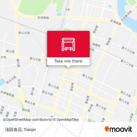 顶园食品 map