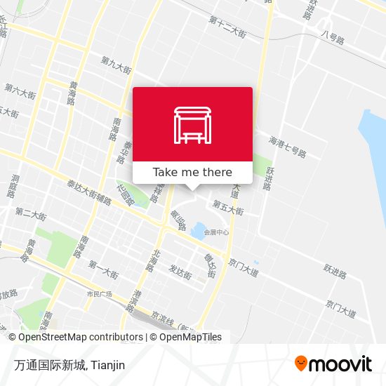 万通国际新城 map