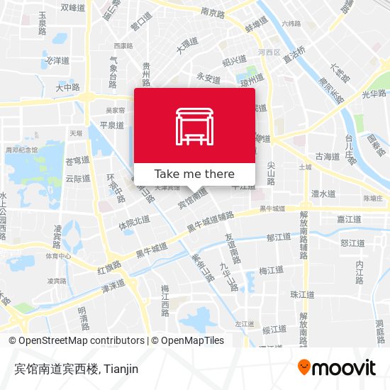 宾馆南道宾西楼 map