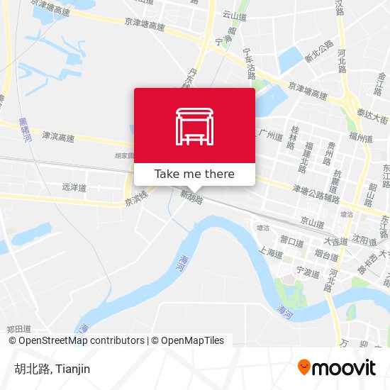胡北路 map