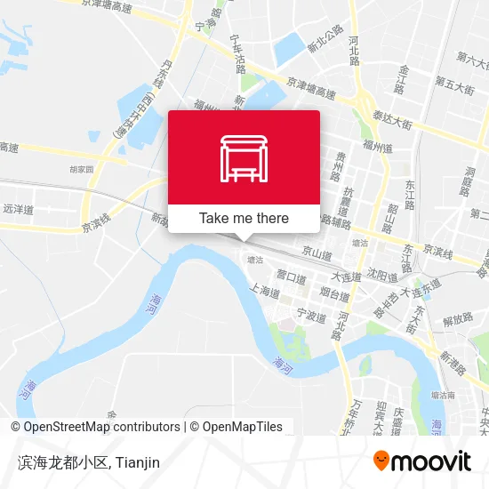 滨海龙都小区 map