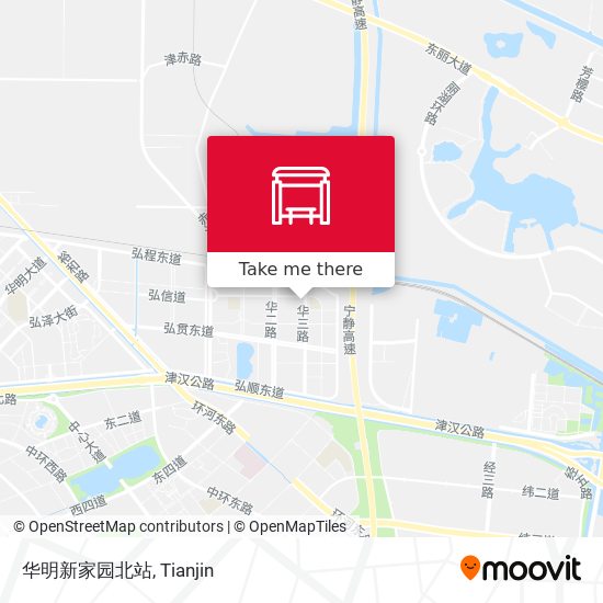 华明新家园北站 map