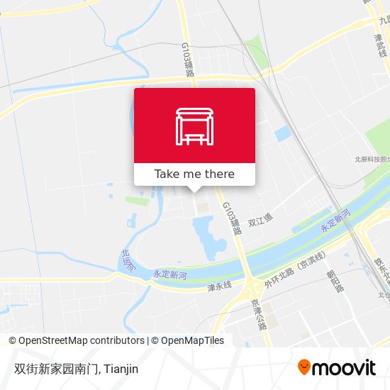 双街新家园南门 map