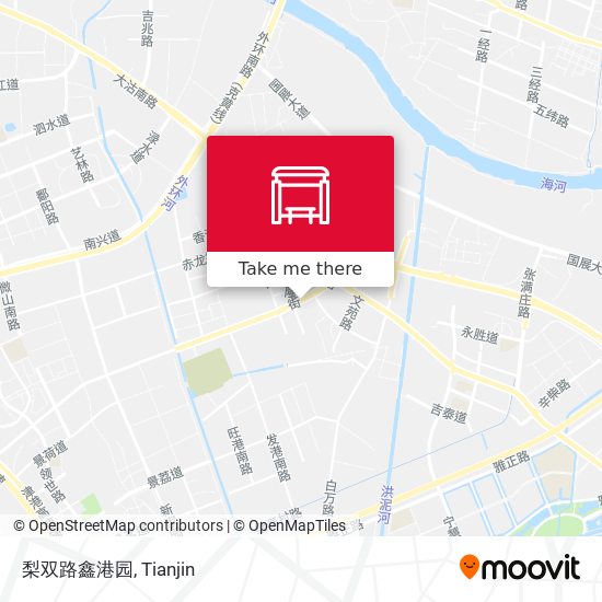 梨双路鑫港园 map