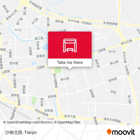 沙柳北路 map