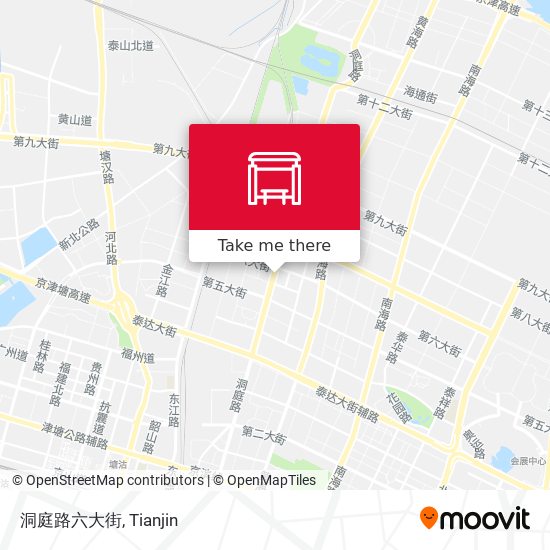 洞庭路六大街 map