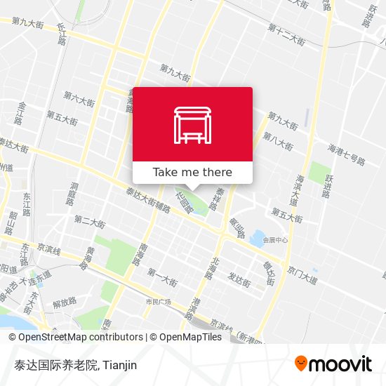 泰达国际养老院 map