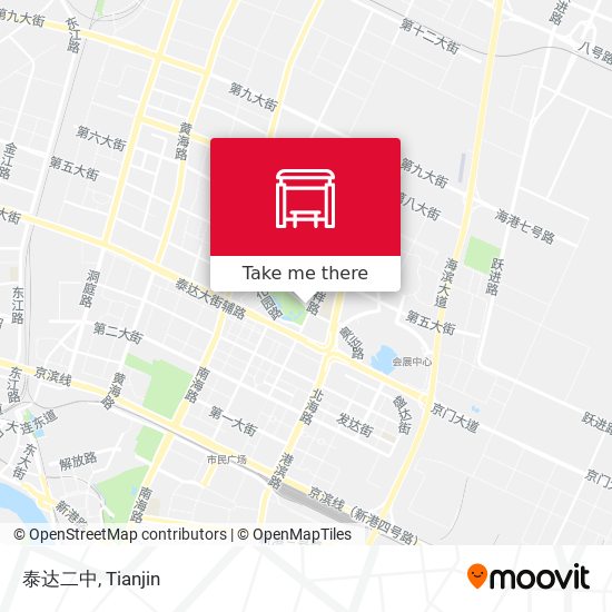 泰达二中 map