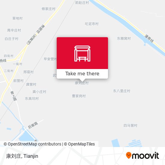 康刘庄 map