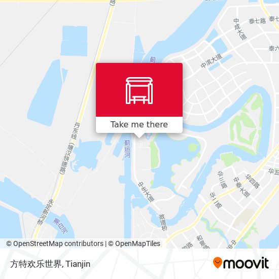 方特欢乐世界 map