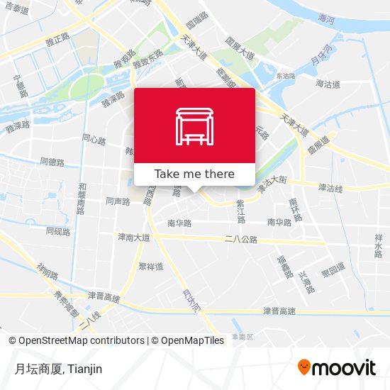 月坛商厦 map