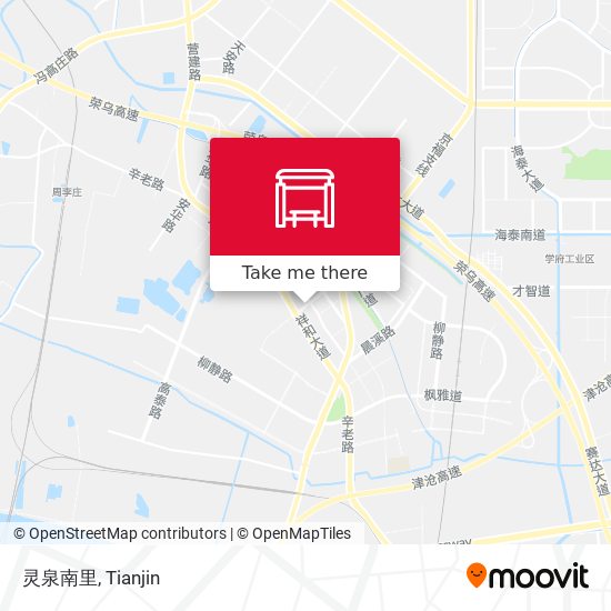 灵泉南里 map