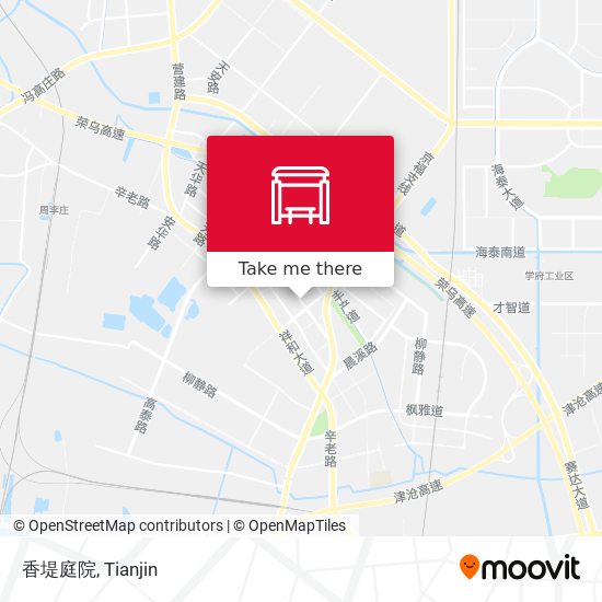 香堤庭院 map