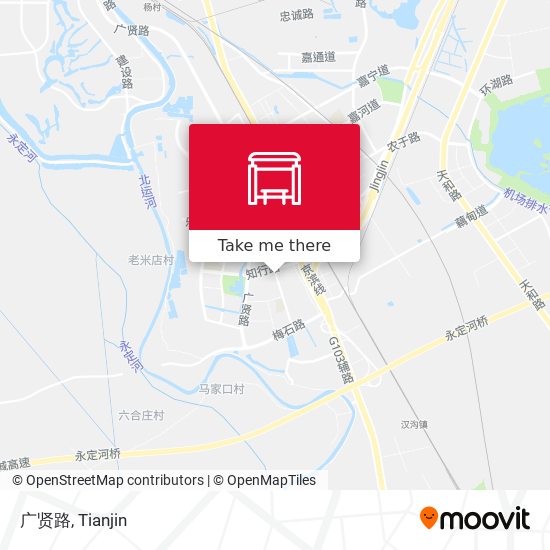 广贤路 map