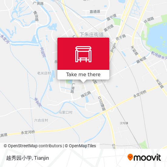越秀园小学 map