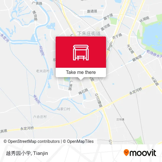 越秀园小学 map