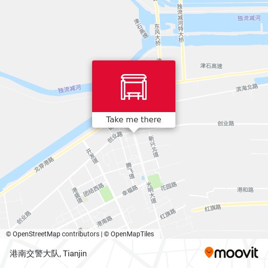 港南交警大队 map