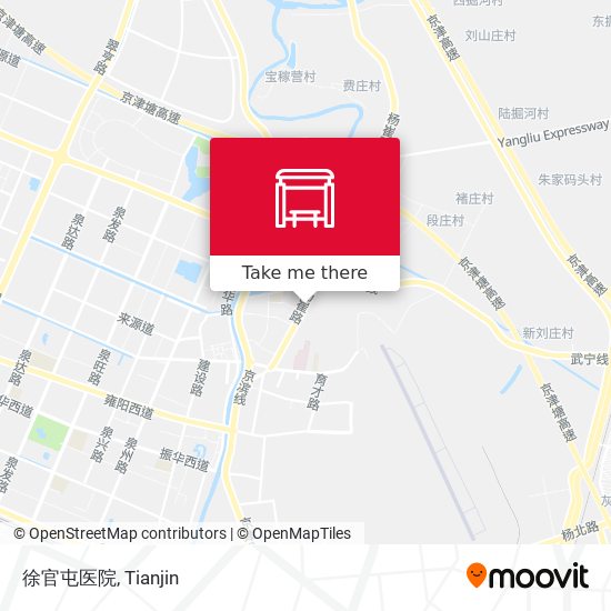 徐官屯医院 map