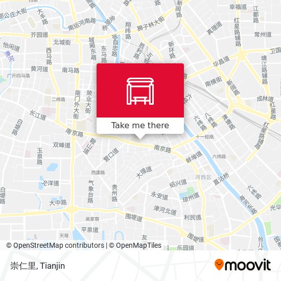 崇仁里 map