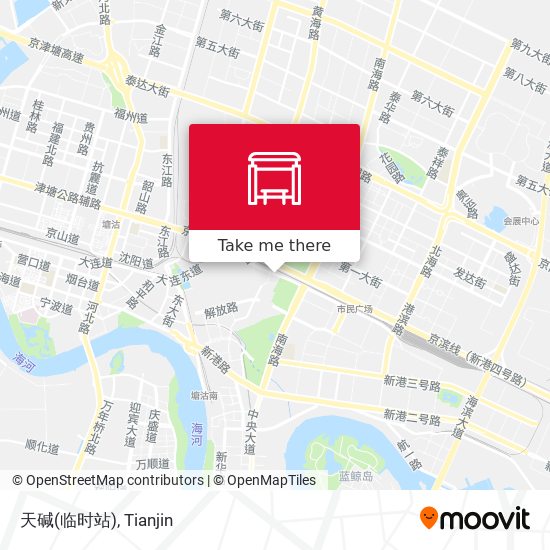 天碱(临时站) map