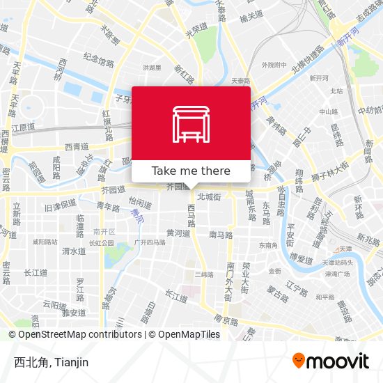西北角 map