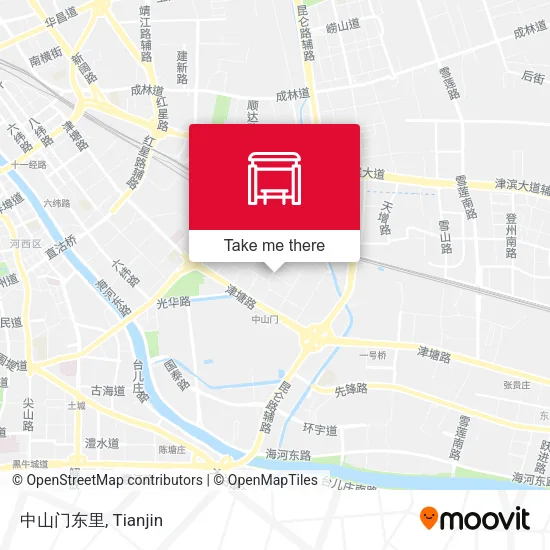 中山门东里 map