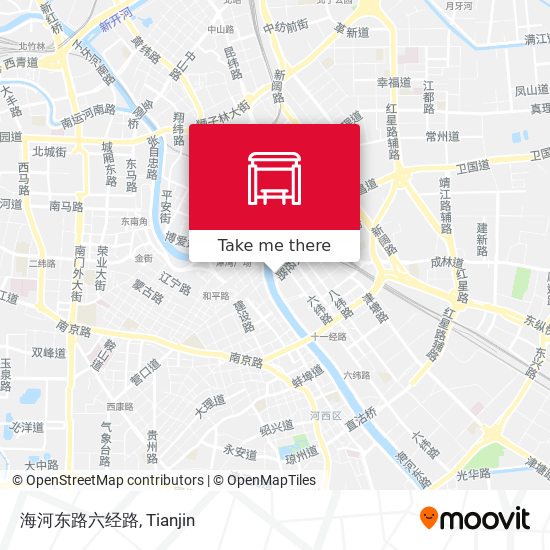 海河东路六经路 map