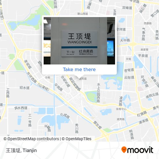 王顶堤 map