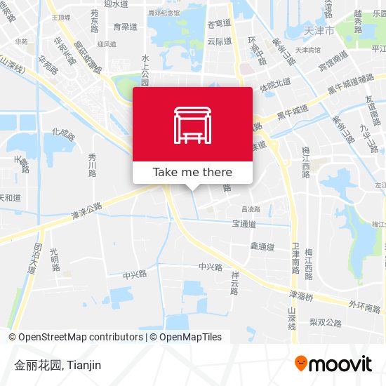金丽花园 map