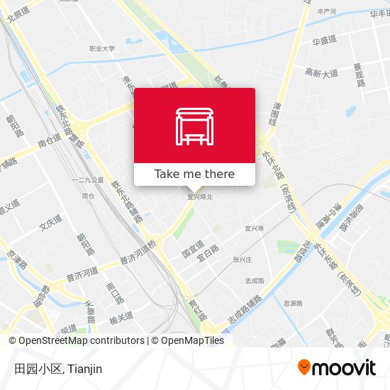 田园小区 map
