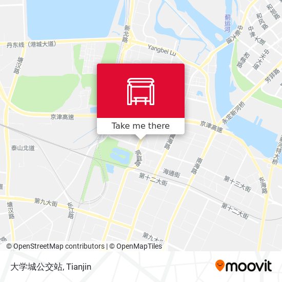 大学城公交站 map