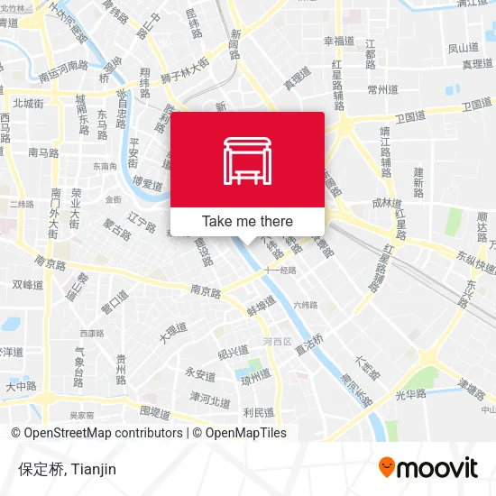 保定桥 map