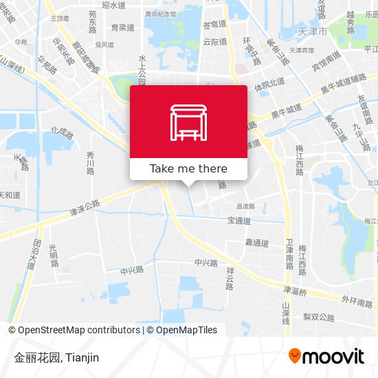 金丽花园 map
