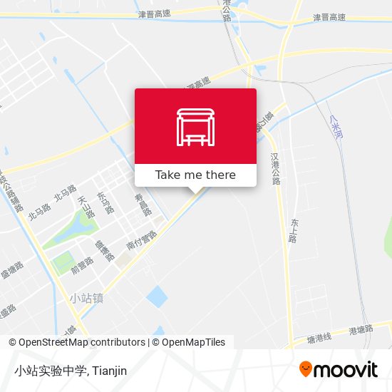 小站实验中学 map