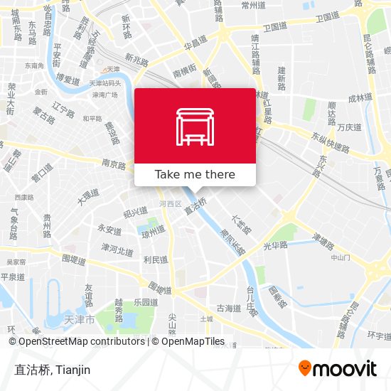 直沽桥 map