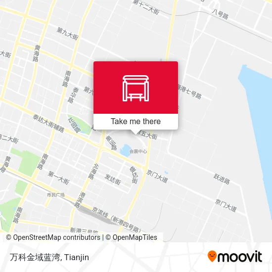 万科金域蓝湾 map