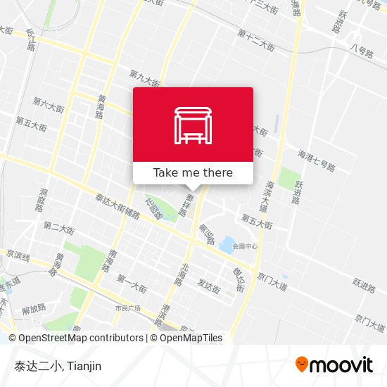 泰达二小 map