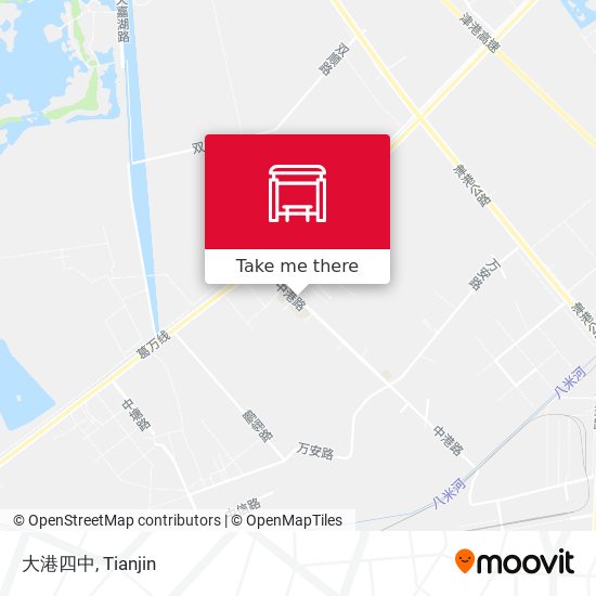 大港四中 map
