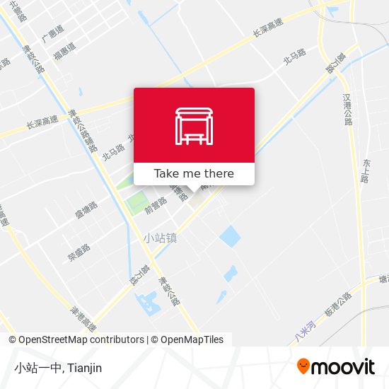 小站一中 map
