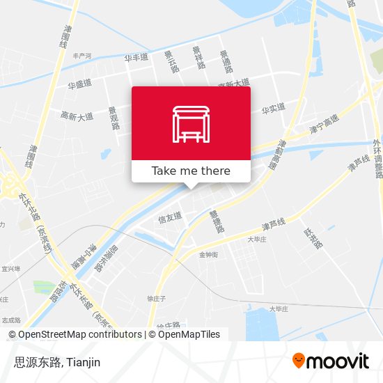 思源东路 map
