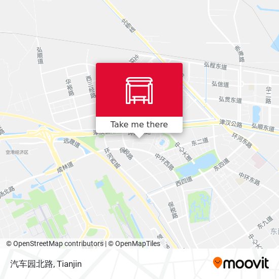 汽车园北路 map