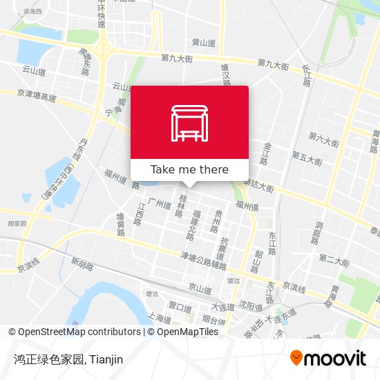 鸿正绿色家园 map